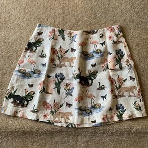 Reformation mini skirt